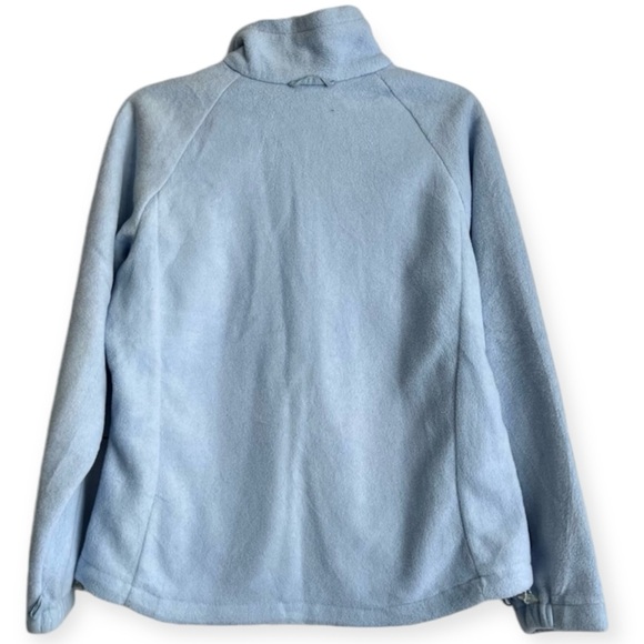 Columbia women’s Full Zip Fleece Jacket in Light Blue - SZ: Medium - Picture 2 of 8